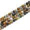 2.0mm Large Hole Natural Ocean Jasper Smooth Round Beads 8mm 10mm 15.5" Strand