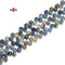 Natural Kyanite Faceted Round Teardrop Beads Size 6mm 15.5'' Strand