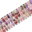 Chakra Gemstone Rondelle Wheel Disc Beads Size 10-11mm 11-12mm 12-14mm 15.5''Str