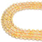 Natural Citrine Diamond Star Cut Beads Size 8mm 15.5'' Strand