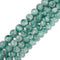 Iridescent Dark Green Moonstone Smooth Round Beads 14mm to 20mm 15.5'' Strand