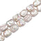 Fresh Water Pearl White Keshi Rectangle Beads Size 13x18mm 15.5'' Strand