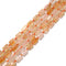 Natural Citrine Smooth Irregular Tube Shape Beads Approx 8x11mm 15.5" Strand