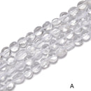 Gemstone Pebble Nugget Beads Approx 8x10mm 15.5'' Strand Clear Quartz, Citrine, Amethyst, Jade, Fluorite, Black Tourmalinated