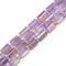 Ametrine Faceted Cylinder Beads Size 10x16mm 15.5'' Strand