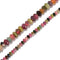 Natural Multi Tourmaline Faceted Rondelle Beads Size 2.5x4mm 4x6mm 15.5'' Strand
