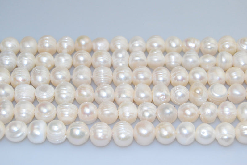 large hole fresh water pearl potato shape beads