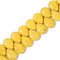 Yellow Color Howlite Turquoise Top Drill Teardrop Beads Size 15x20mm 15.5'' Str