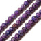 Charoite Purple Jasper Faceted Rondelle Beads 6x8mm 15.5'' Strand