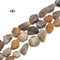 Natural Gray Agate Large Rough Nugget Chunks Beads Size 20-30mm 15.5'' Strand