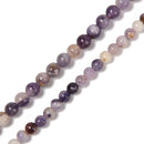 Natural Su Fluorite Smooth Round Beads Size 6mm 8mm 15.5'' Strand