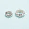 925 Sterling Silver Large Hole Rondelle Spacer Beads Size 3x6mm 3x7.5mm