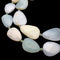 Lemon Chrysoprase Faceted Flat Teardrop Beads Size 20x30mm 27x38mm 15.5' Strand