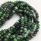 natural ruby zoisite faceted rondelle beads