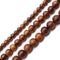 Red Wood Smooth Round Beads Size 6mm 8mm 10mm 15.5'' Strand