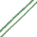Natural Dark Green Moonstone Faceted Round Beads Size 3mm 4mm 15.5'' Strand