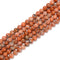 Natural Sunstone Smooth Round Beads 6mm 8mm 10mm 12mm 15.5" Strand