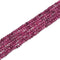 Natural Genuine Ruby Faceted Cube Beads Size 2.5mm 15.5'' Strand