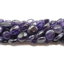 Natural Amethyst Smooth Pebble Nugget Beads 10-15mm 12-18mm 15.5" Strand