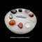 Selenite Crystal Cleanse Round Circle Charging Plate Moon Cycle Phase 5.5"Inches