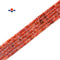 Natural Carnelian Faceted Rondelle Beads Size 3x4mm 3x5mm 15.5'' Strand