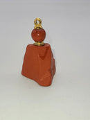 Red Poppy Jasper Rough Nugget Essential Oil Bottle Pendant Size Approx 30x45mm