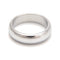Silver Hematite Band Ring Basic Ring for Men and Women Arc Ring Sold 1 Piece