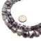 Chevron Amethyst Faceted Rondelle Wheel Discs Beads 6x8mm 7x10mm 15.5" Strand