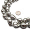 Silver Coat Fresh Water Pearl Baroque Fireball Beads Approx 16x20mm 15.5" Strand