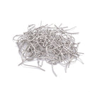 304 Stainless Steel Wire Earring Hooks Size 14x20mm 80 Pieces Per Bag