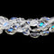 Clear Quartz AB Plated Faceted Nugget Chunk Beads 10x15mm 15x20mm 15.5" Strand