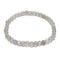 Natural Labradorite Faceted Round Beaded Bracelet Size 4mm 7.5'' Length