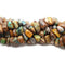 Genuine Brown Turquoise Pebble Nugget Chunk Beads Approx 10x20mm 15.5" Strand