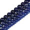 Montana Blue Cat's Eye Smooth Round Beads Size 6mm 8mm 10mm 12mm 15.5'' Strand