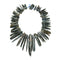 Natural Kyanite Graduated Rough Stick Points Beads 8-12x18-60mm 15.5" Strand