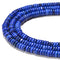 Royal Blue Magnesite Turquoise Rondelle Beads Size 3x8mm 15.5'' Strand