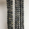 gray opal faceted round beads