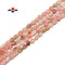 Pink Opal Pebble Nugget Beads Size Approx 6x8mm 15.5'' Strand