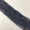 natural sapphire faceted rondelle beads 