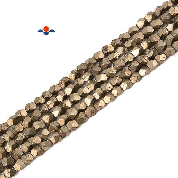 Titanium Hematite Pyrite Tone Faceted Round Beads Size 2mm - 10mm 15.5 –  CRC Beads