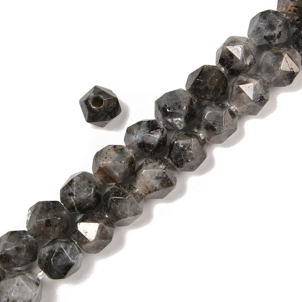 thumbnail image 2 of Black Onyx Matte Rondelle Beads – 5x8mm & 6x10mm, 8 Strand Lot, 2.0mm Hole, Unbranded 2 of 2