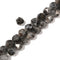 2.0mm Hole Larvikite Labradorite Star Cut Beads Size 8mm 8 '' Strand