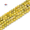 Natural Yellow Turquoise Star Cut Beads Size 8mm 15.5'' Strand