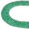 Green Agate Faceted Round Beads Size 2mm 3mm 4mm 15.5'' Strand