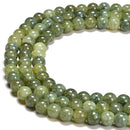 Light Green Color Crackle K9 Crystal Smooth Round Beads Size 6mm- 10mm 15.5''Std