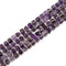 Amethyst Faceted Rondelle Wheel Discs Beads 6x7mm 6x8mm 15.5" Strand