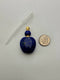 Lapis Lazuli Essential Oil Necklace Perfume Bottle Pendant Size 24x40mm