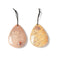 Dark Fossil Coral Teardrop Pendant Size 33-38x45-50mm Sold by Piece