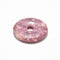 lepidolite donut circle pendant