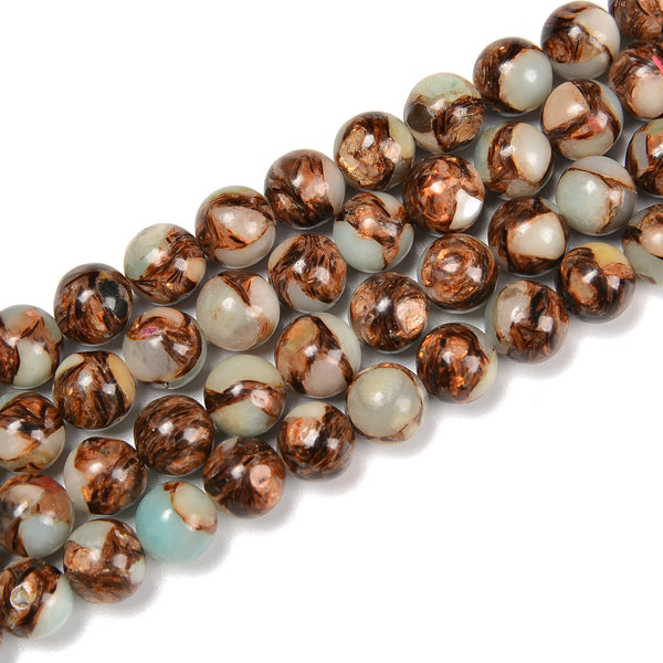 Bronzite Beads  Smooth Round Natural Gemstone Beads - 4mm 6mm 8mm